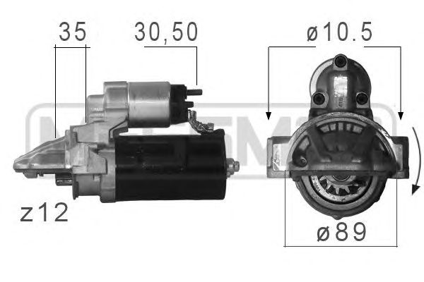 Купить запчасть ERA - 220680 Стартер FORD TRANSIT 2.2TDCI 11-> 1.7KW