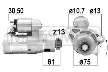 Купить запчасть ERA - 220845 Стартер NISSAN X-TRAIL T30 220845
