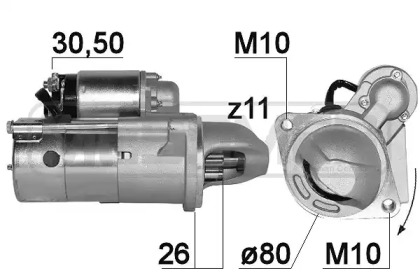 Купить запчасть ERA - 220893 Стартер HYUNDAI/KIA 2.0CRDi/2.2CRDi 2kw 220893