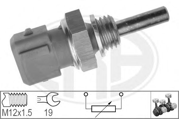 Купить запчасть ERA - 330135 Датчик температуры ОЖ TOYOTA/MAZDA 84-93 330135