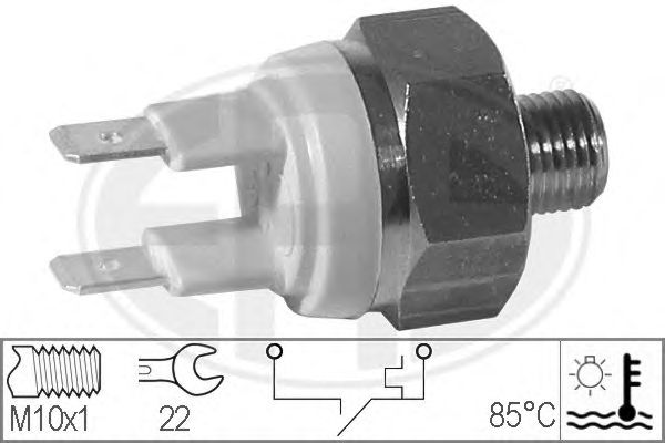 Купить запчасть ERA - 330159 Датчик температуры ОЖ AUDI 80/100 VW PASSAT 330159