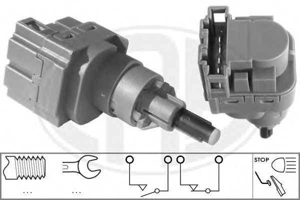 Купить запчасть ERA - 330544 Датчик включения стоп-сигнала VW BORA GOLF IV T4 T5 330544