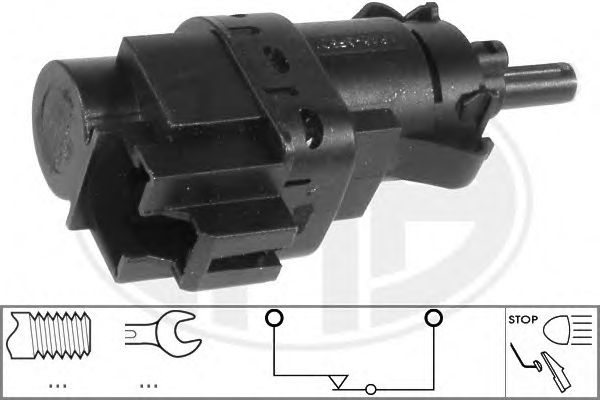 Купить запчасть ERA - 330597 Датчик, включение стоп-сигнала FORD FOCUS II, MONDEO IV, TRANSIT 06->
