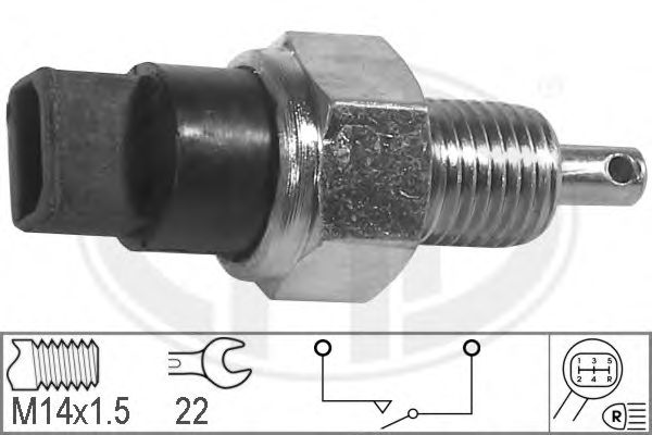 Купить запчасть ERA - 330627 Датчик, включение заднего хода LADA