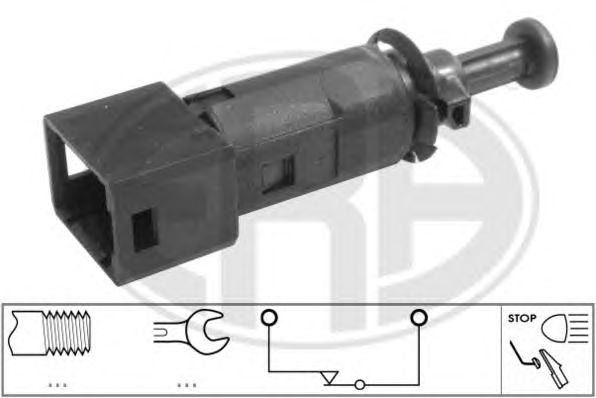Купить запчасть ERA - 330707 Датчик, включение стоп-сигнала RENAULT LOGAN/SANDERO