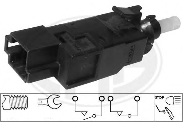 Купить запчасть ERA - 330739 Датчик, включение стоп-сигнала MERCEDES W203/W163/W639