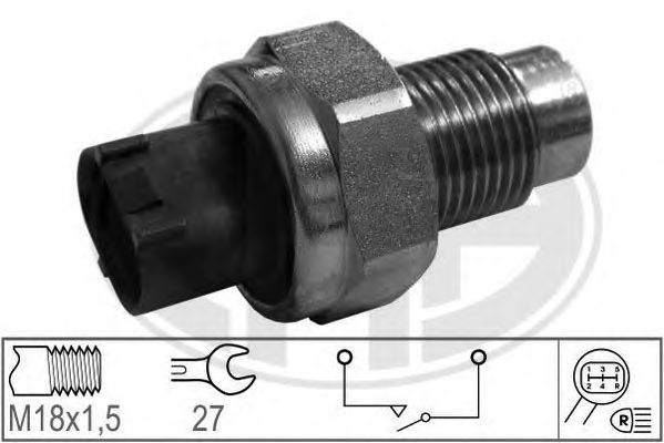 Купить запчасть ERA - 330752 Датчик включения заднего хода TOYOTA AURIS/YARIS -12 330752