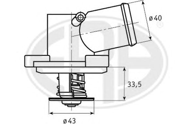 Купить запчасть ERA - 350139 Термостат MERCEDES SPRINTER 95-06 350139