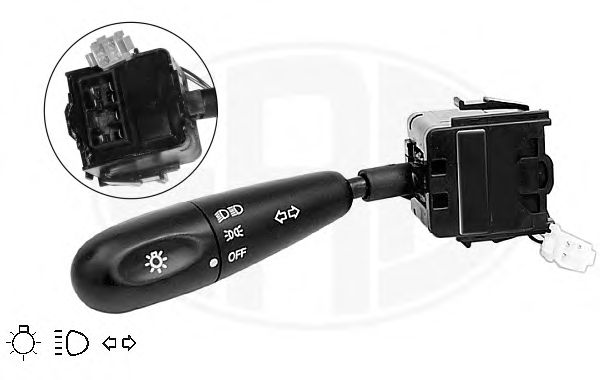 Купить запчасть ERA - 440252 Переключатель подрулевой DAEWOO MATIZ 98-05 440252