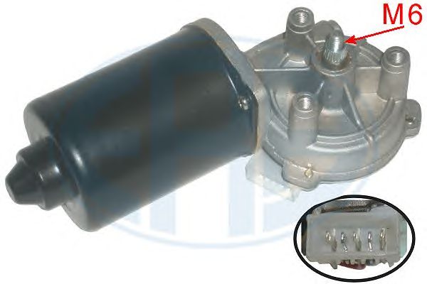 Купить запчасть ERA - 460124 Мотор стеклоочистителя VW GOLF II PASSAT 460124