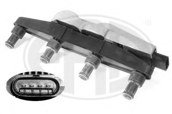 Купить запчасть ERA - 880033 Катушка зажигания SKODA FABIA OCTAVIA 1.4 880033