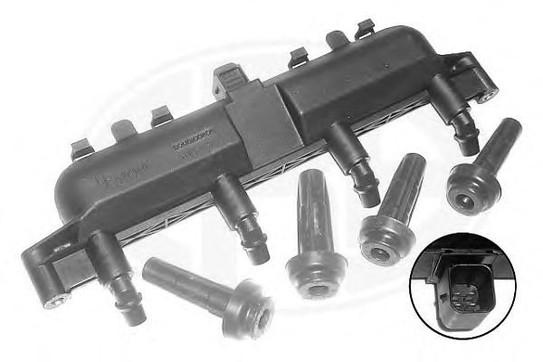 Купить запчасть ERA - 880034 Катушка зажигания PEUGEOT 206 1.1/1.4 880034