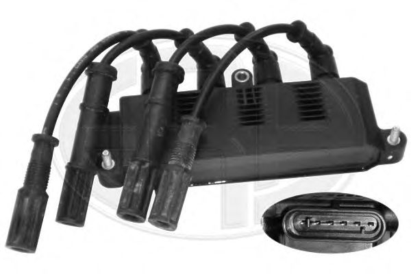 Купить запчасть ERA - 880091 Катушка зажигания FIAT 500 DOBLO 1.2/1.4 880091