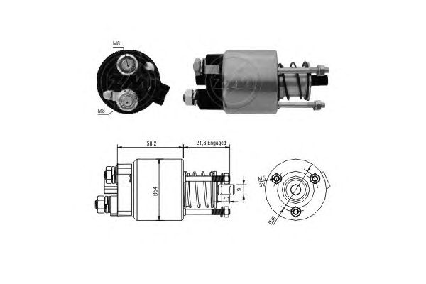 Купить запчасть ERA - ZM397 Реле втягивающее TOYOTA AVENSIS/COROLLA 02-08 ZM397 ,бренд ERA - ZM
