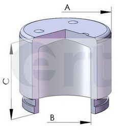 Купить запчасть ERT - 150292-C Поршень суппорта Honda/Hyundai/Suzuki d51 h44.15 F 150292-C