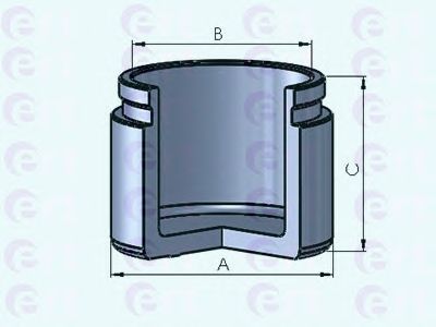 Купить запчасть ERT - 150789-C Поршень суппорта переднего Isuzu Trooper (84-) d60mm (AKEBONO) 150789-C