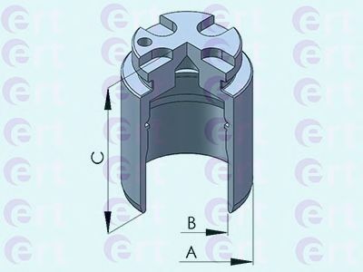 Купить запчасть ERT - 150984-C Поршень суппорта 150984-C