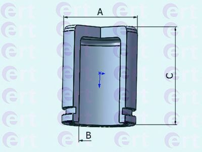 Купить запчасть ERT - 151034-C Поршень суппорта Buick Park Avenue (96-05) d43,7 (KASCO) 151034-C