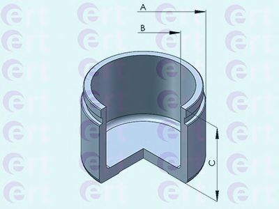 Купить запчасть ERT - 151036-C Поршень суппорта Lexus RX300 (00-03) d60mm (AKEBONO) 151036-C