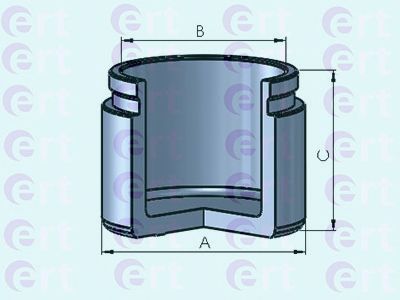 Купить запчасть ERT - 151073-C Поршень суппорта Mercedes (W166) ML 250CDi (11-) d54mm (AKEBONO) 151073-C