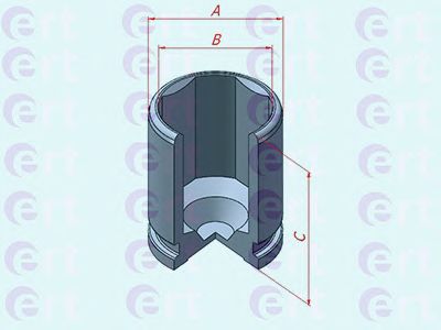 Купить запчасть ERT - 151198-C Поршень суппорта Audi A4 (B8), A5 (8T/8F), A6 (C6/C7), A7 (4GA/4GF), A8 (4E/4H), Q5 (8R) 1.8-6.3 (02-) d42,8mm (TRW) 151198-C
