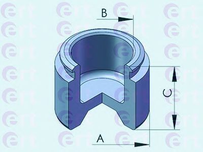 Купить запчасть ERT - 151235-C Поршень суппорта Lexus 470 (01-08) d45mm (SUMITOMO) 151235-C
