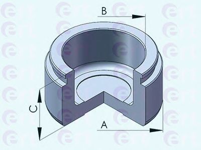 Купить запчасть ERT - 151265-C Поршень суппорта Nissan 200SX (S14), 300ZX (Z32) 2.0/3.0 (90-99) d40mm (SUMITOMO) 151265-C
