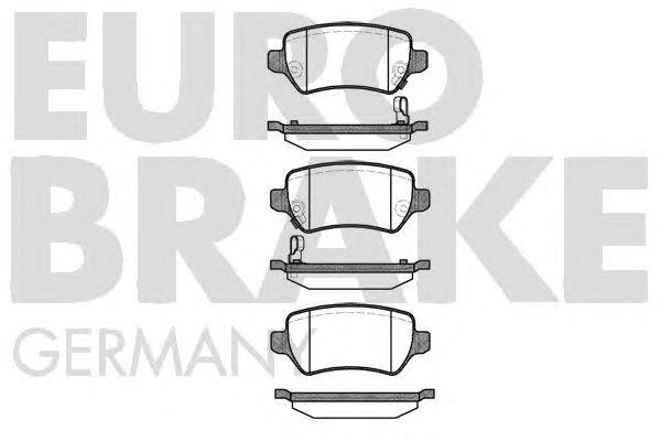 Купить запчасть EUROBRAKE - 5502223625 