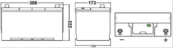 Купить запчасть EXIDE - EA1004 100/Ч Premium EA1004
