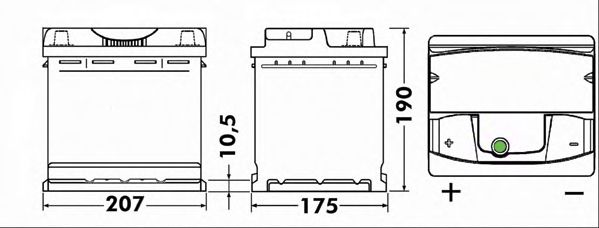 Купить запчасть EXIDE - EA531 53/Ч Premium EA531
