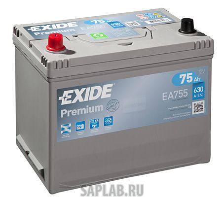 Купить запчасть EXIDE - EA755 75/Ч Premium EA755