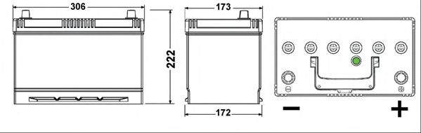 Купить запчасть EXIDE - EB1004 100/Ч Excell EB1004