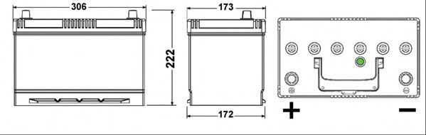 Купить запчасть EXIDE - EB1005 100/Ч Excell EB1005