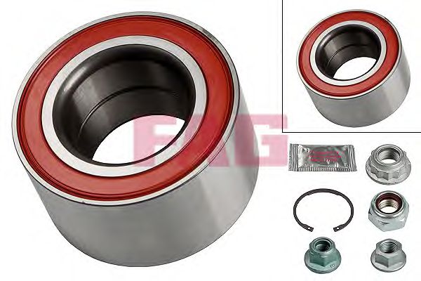 Купить запчасть FAG - 713610020 Подшипник ступицы колеса комплект перед AUDI A3 96-03/TT 98-06/SEAT TOLEDO 98-06/SKODA OCTAVIA 96-10/VOLKSWAGEN GOLF 97-06/BORA 98-05