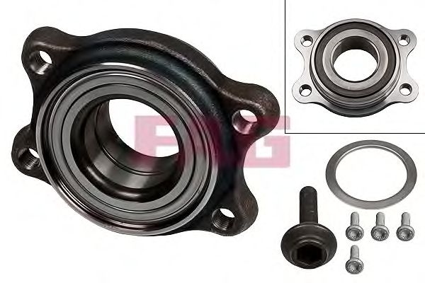 Купить запчасть FAG - 713610480 Ступица колеса перед лев AUDI A6 04-11/A8 02-10/R8 07-/VOLKSWAGEN PHAETON 02-16