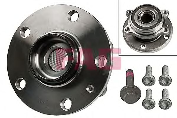 Купить запчасть FAG - 713610610 Ступица в сборе передняя SKODA OCTAVIA (-1Z-52121646), VW PASSAT (3C_, 36_) 713610610