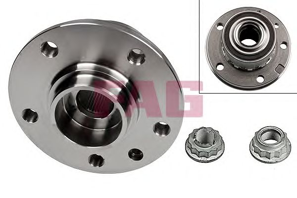 Купить запчасть FAG - 713610760 Ступица колеса перед лев VOLKSWAGEN MULTIVAN 03-/TRANSPORTER 03-