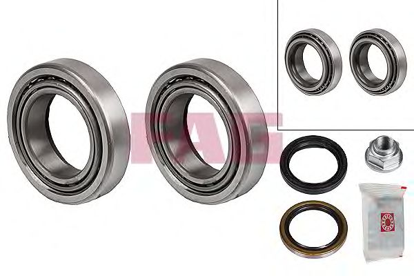 Купить запчасть FAG - 713625140 Подшипник ступицы передний CHEVROLET SPARK, DAEWOO MATIZ 713625140