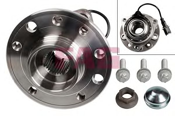Купить запчасть FAG - 713644090 Ступица колеса комплект перед лев FIAT CROMA 05-/OPEL VECTRA C 02-08/SAAB 9-3 02-15