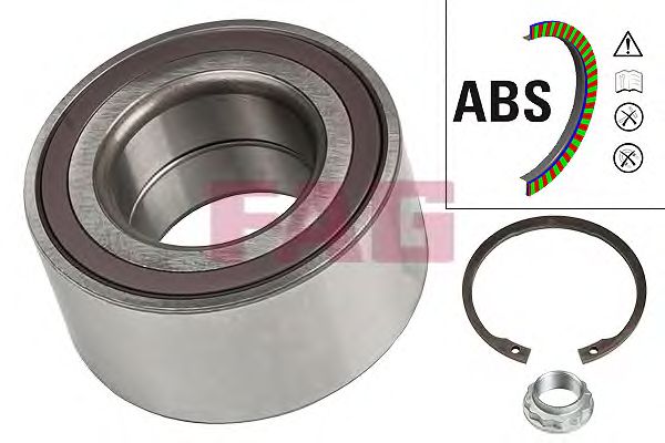 Купить запчасть FAG - 713649420 Подшипник ступицы колеса комплект перед BMW 1 E81 06-12/E87 03-12/3 E90 05-11/E91/E92/E93 05-13