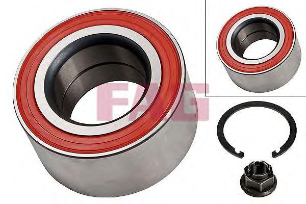 Купить запчасть FAG - 713660130 Подшипник ступицы колеса комплект перед VOLVO S40 95-03/V40 95-04