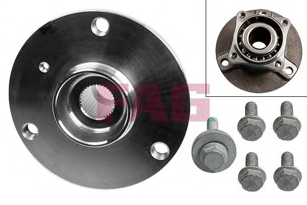 Купить запчасть FAG - 713661010 Ступица колеса зад лев SMART CROSSBLADE 02-03/FORTWO 04-12