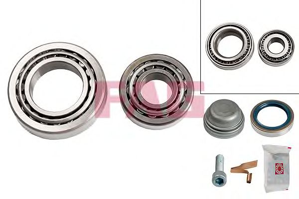 Купить запчасть FAG - 713667430 Подшипник ступицы передний MERCEDES W123, W126 -ABS 713667430