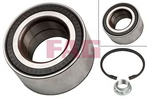 Купить запчасть FAG - 713667790 Подшипник ступицы колеса комплект перед BMW 3 E90/E91/E92 05-13/X3 04-11/X5 00-06