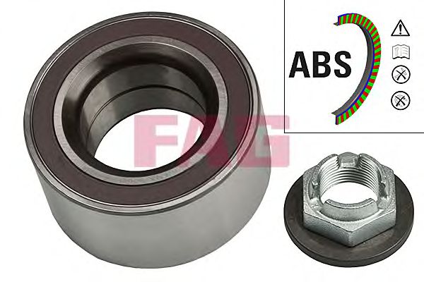 Купить запчасть FAG - 713678410 Подшипник ступицы передний FORD MONDEO III +ABS 713678410