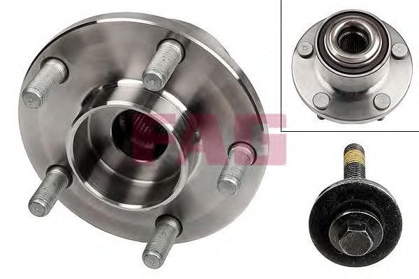 Купить запчасть FAG - 713678790 Ступица в сборе передняя FORD FOCUS II 713678790
