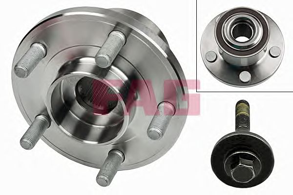 Купить запчасть FAG - 713678840 Ступица в сборе передняя FORD MONDEO IV 713678840