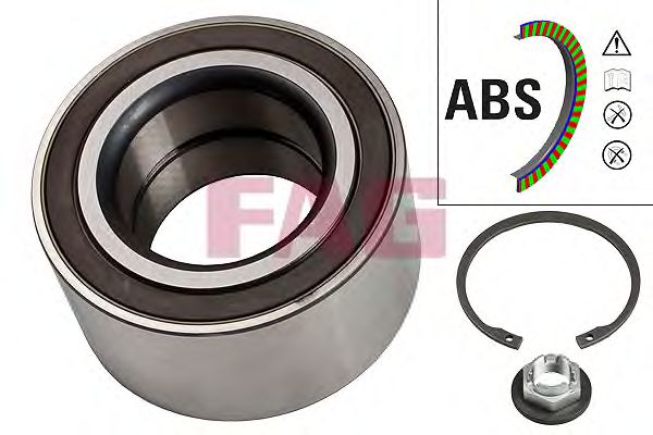Купить запчасть FAG - 713678950 Подшипник ступицы колеса комплект перед FORD KUGA 08-12