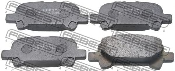 Купить запчасть FEBEST - 0101-ACV30R Колодки задние TOYOTA CAMRY (01-06) 0101-ACV30R