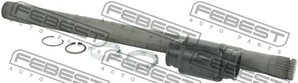 Купить запчасть FEBEST - 0112-CDT220RH Вал ШРУСа правый TOYOTA AVENSIS (T22) 1997-2003 0112-CDT220RH